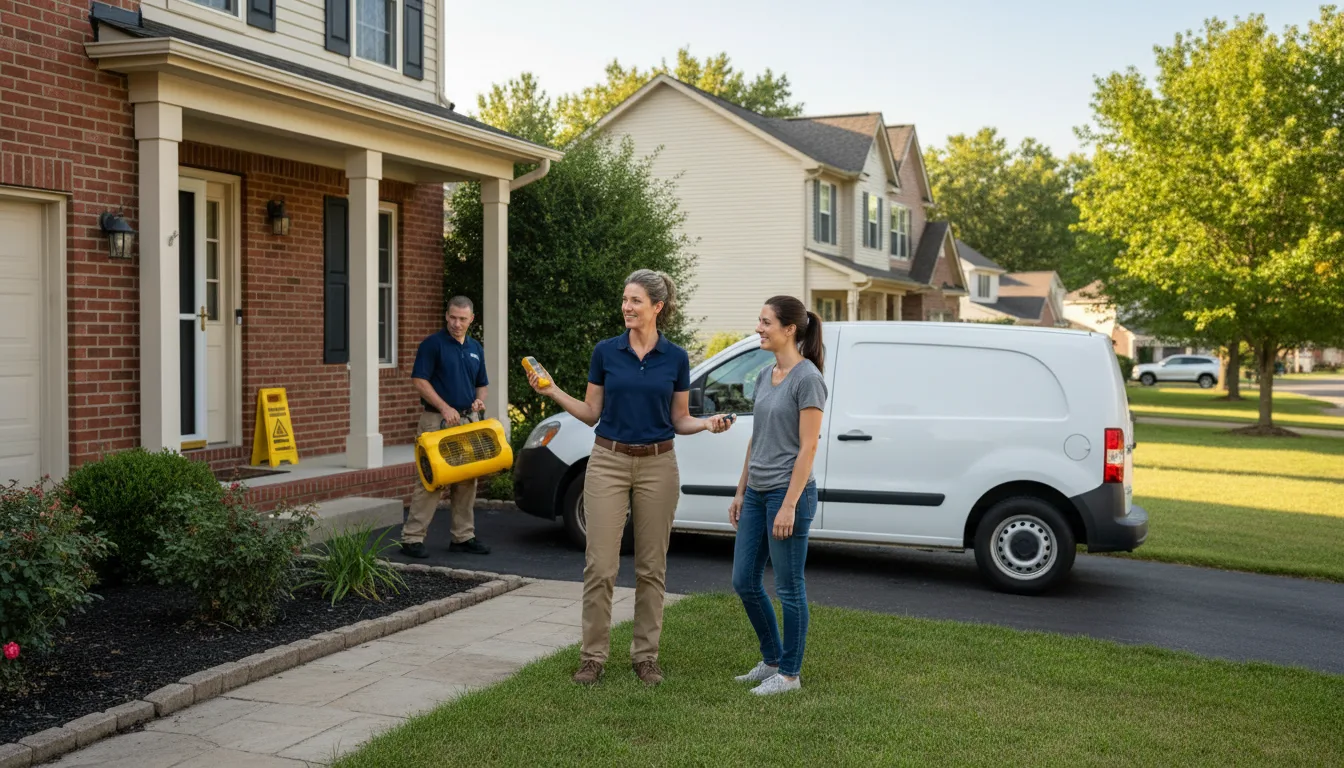 Residential water damage restoration in West Wendover, NV